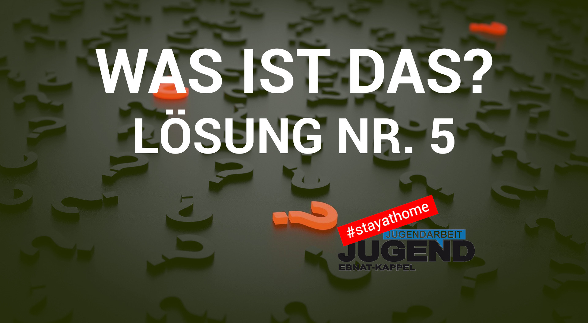 Mehr über den Artikel erfahren WAS IST DAS? LÖSUNG NR. 5