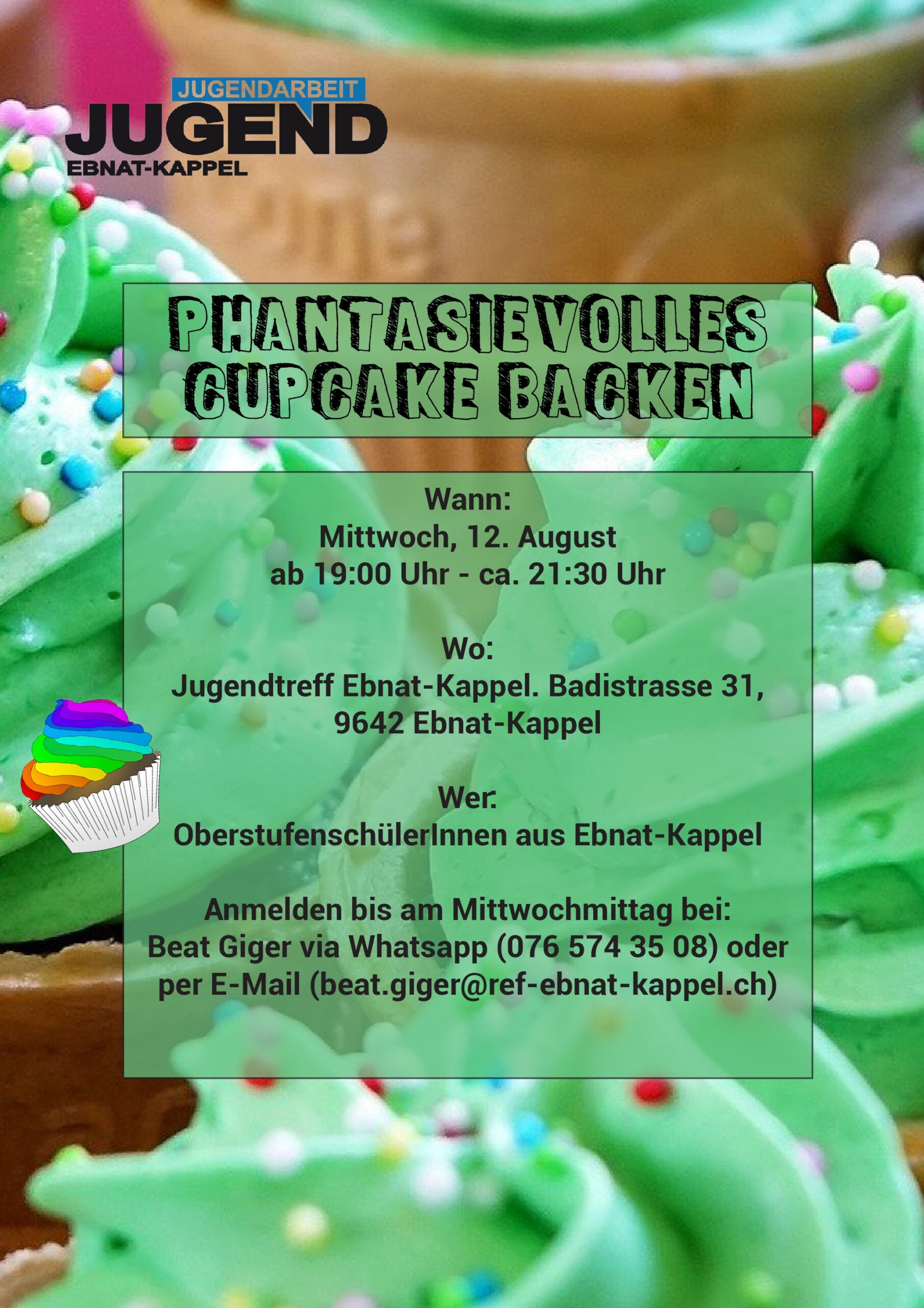 Mehr über den Artikel erfahren CUPCAKE BACKEN