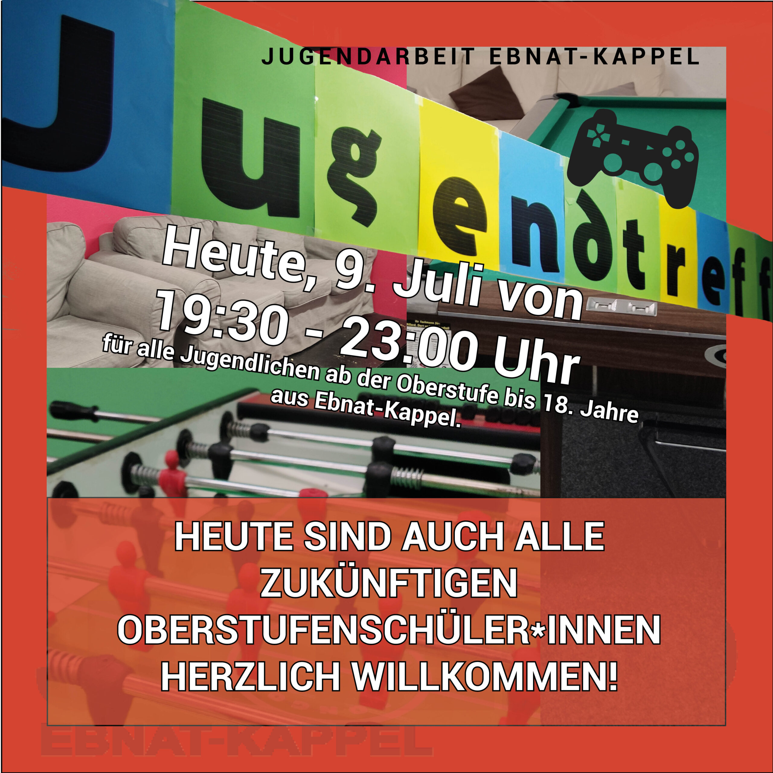 Mehr über den Artikel erfahren JUGENDTREFF VOM 9. JULI