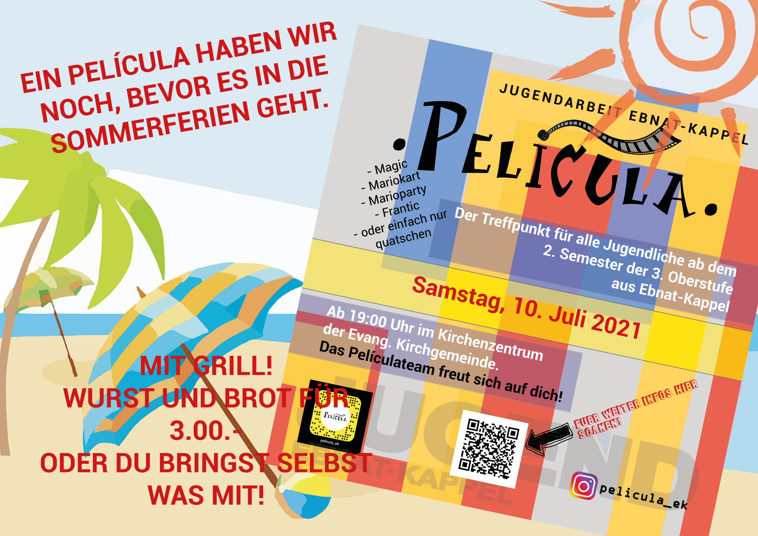 Mehr über den Artikel erfahren PELÍCULA IM JULI 2021