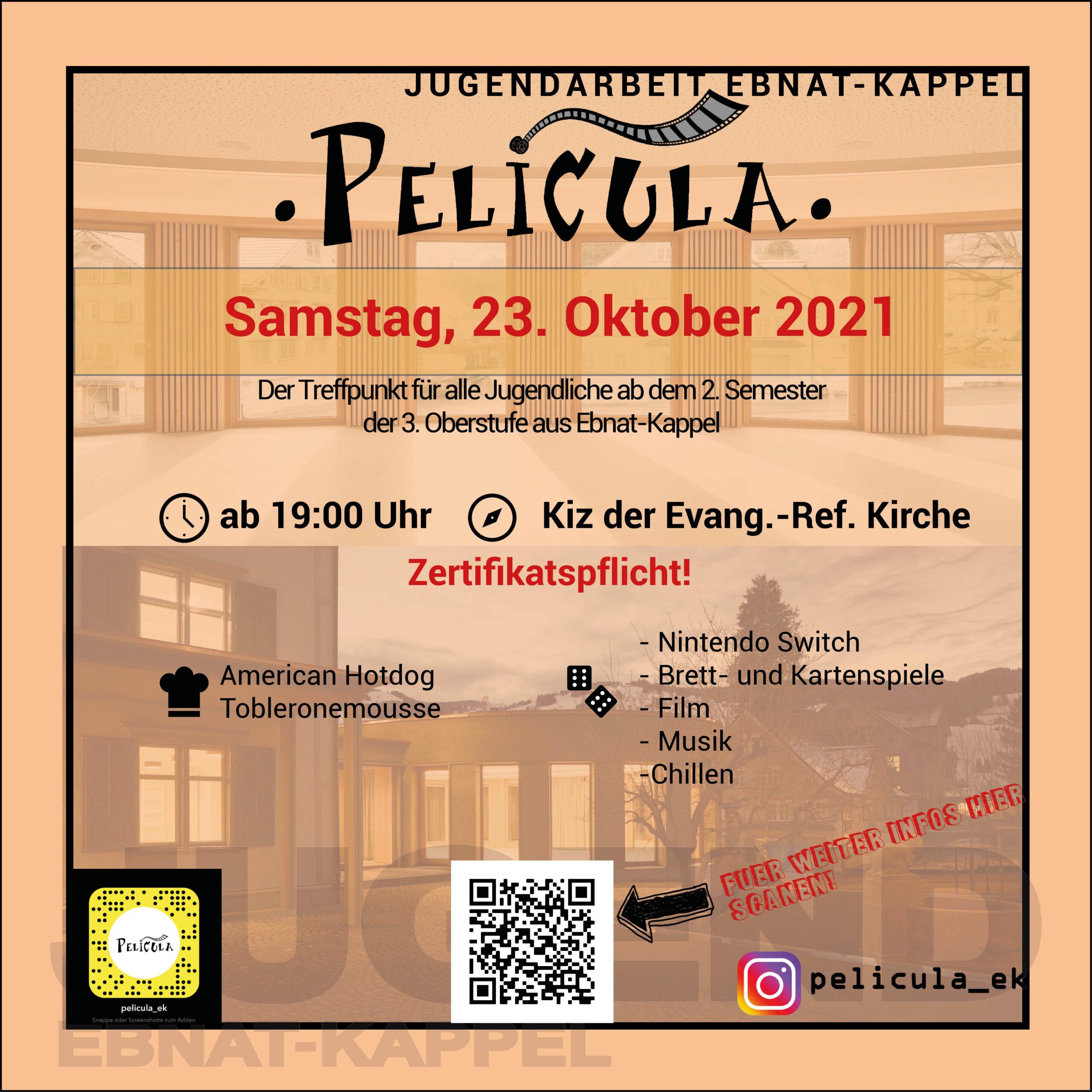 Mehr über den Artikel erfahren PELÍCULA IM OKTOBER 2021