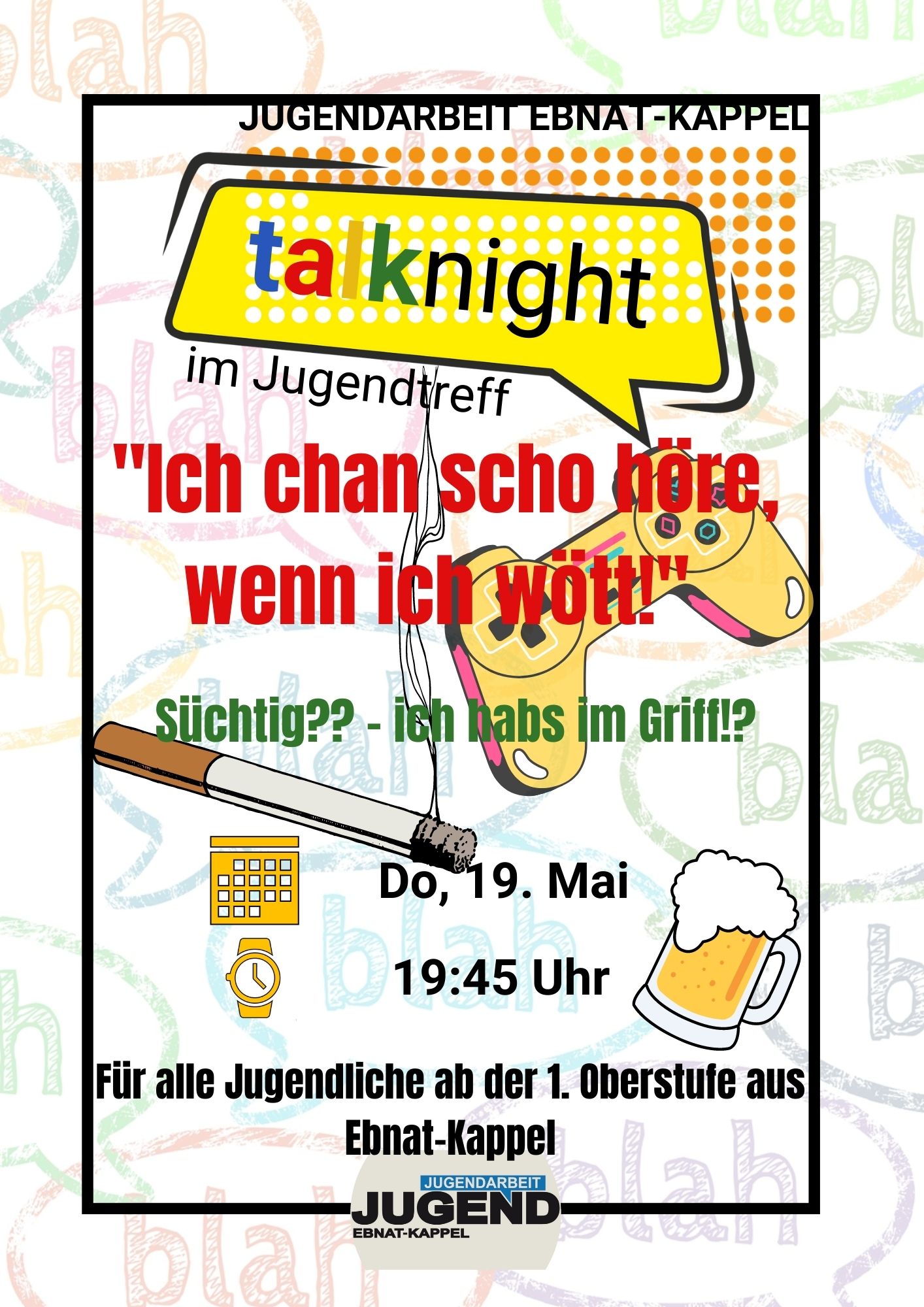 Mehr über den Artikel erfahren TALKNIGHT VOM 19. MAI 2022