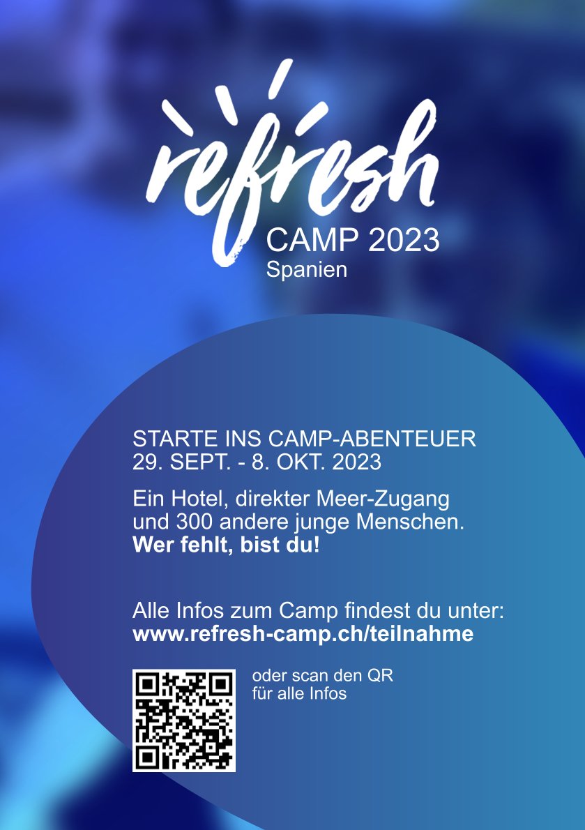 Mehr über den Artikel erfahren REFRESH CAMP 2023