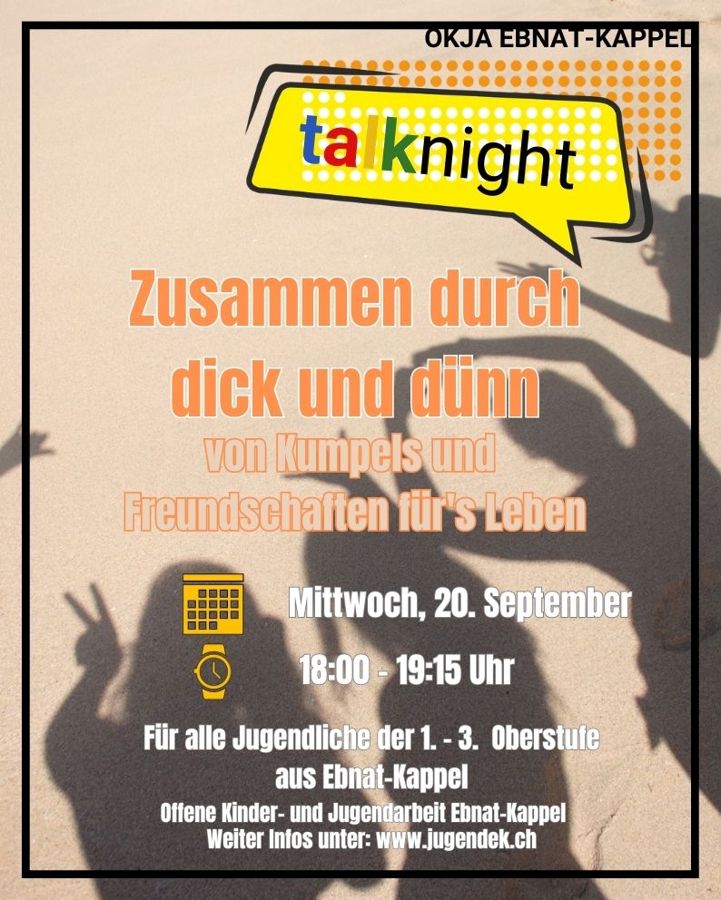 Mehr über den Artikel erfahren Talknight vom 20. September 2023