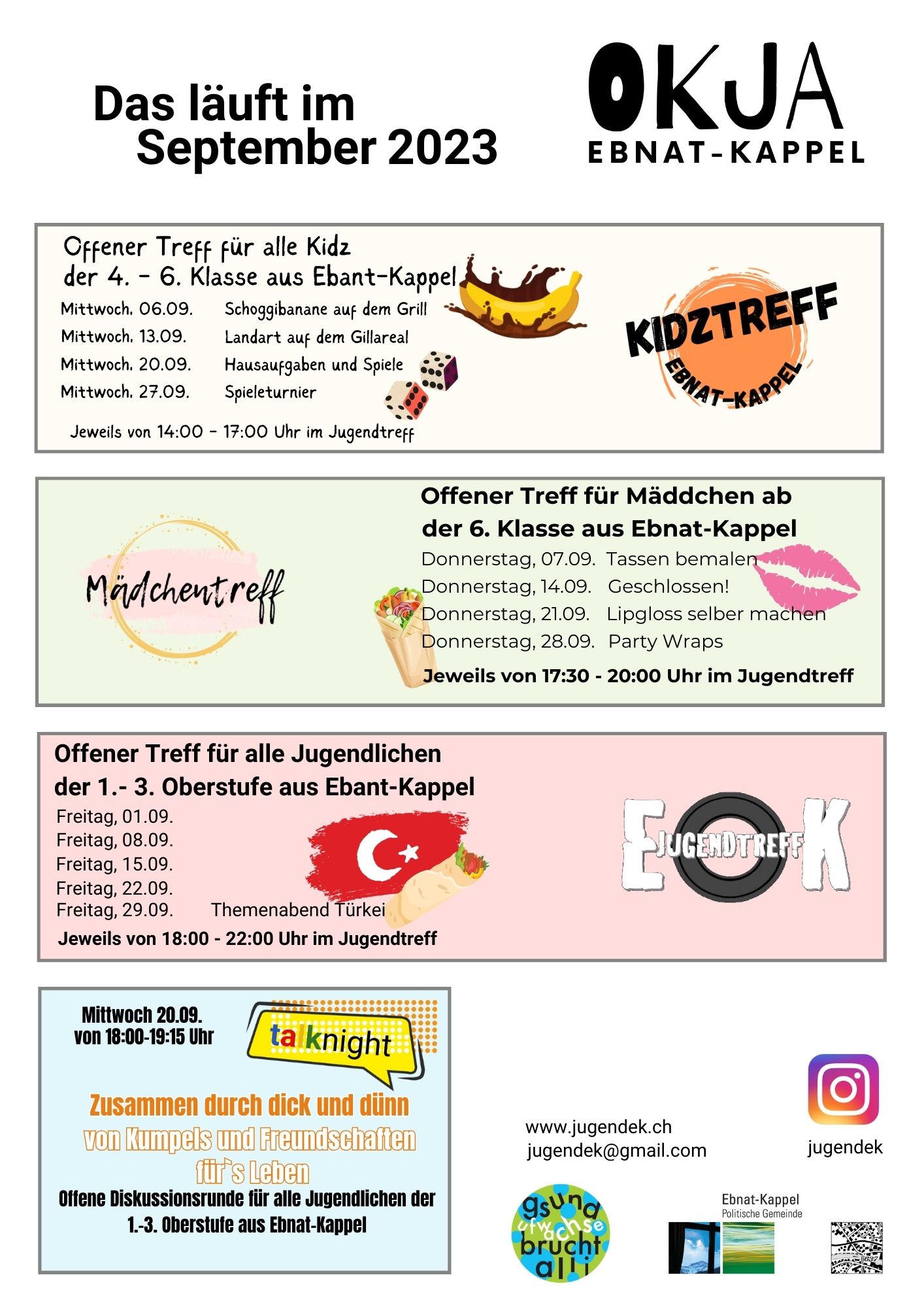 Mehr über den Artikel erfahren Monatsprogramm 2023