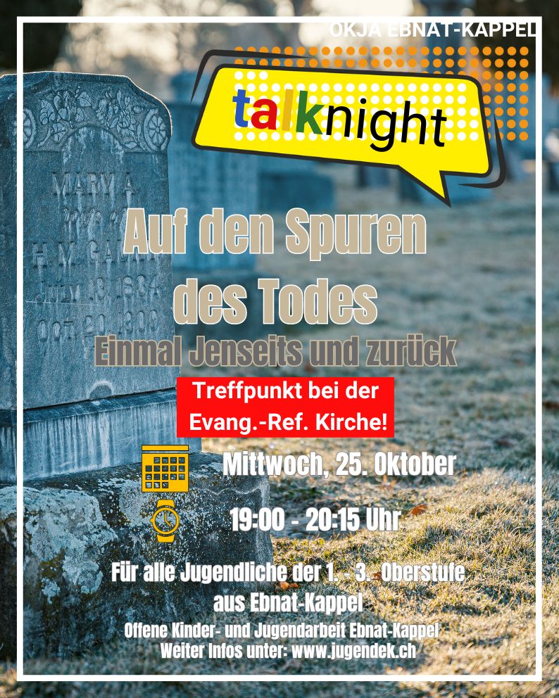 Mehr über den Artikel erfahren Talknight vom 25. Oktober 2023