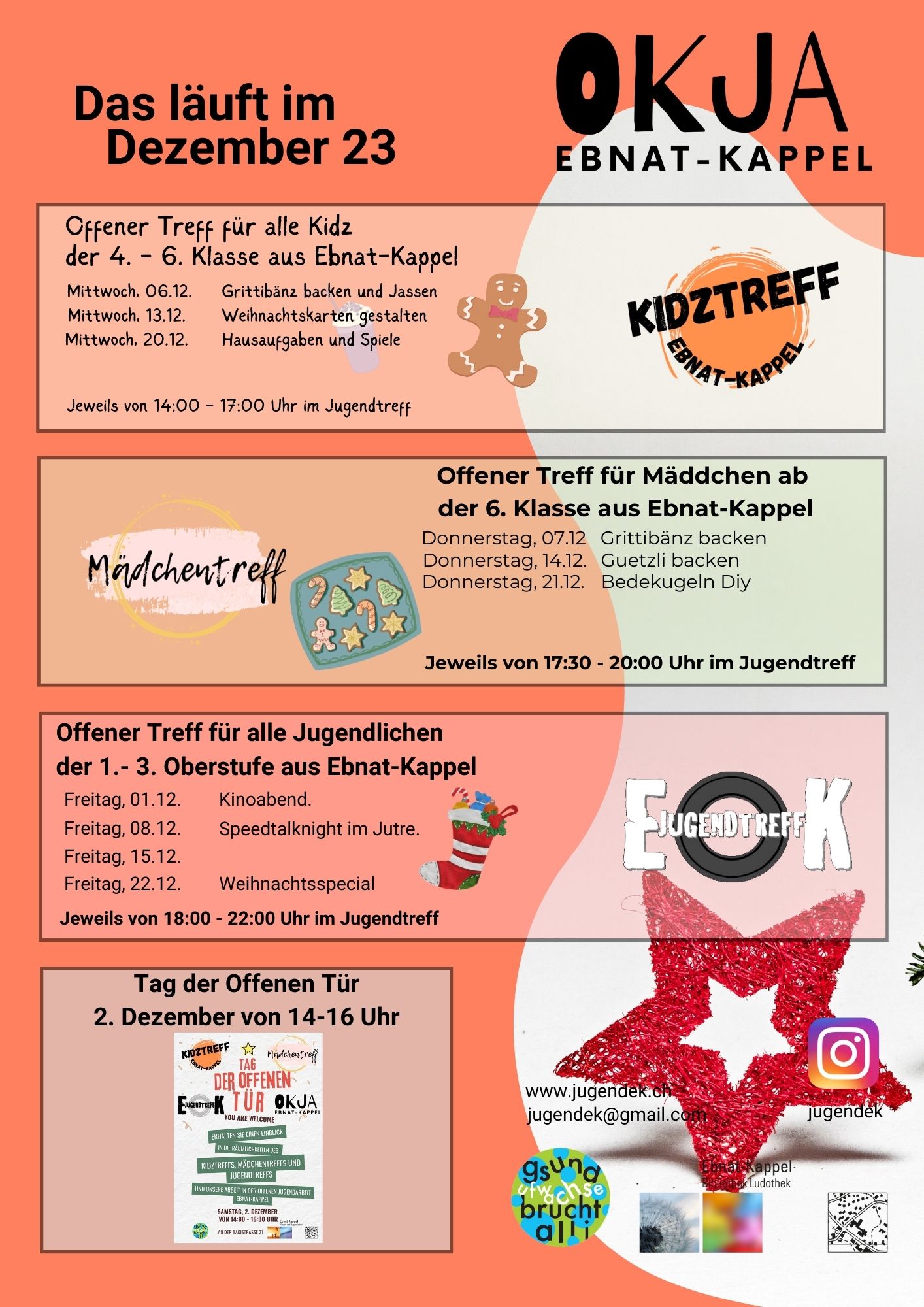 Mehr über den Artikel erfahren Monatsprogramm Dezember 2023