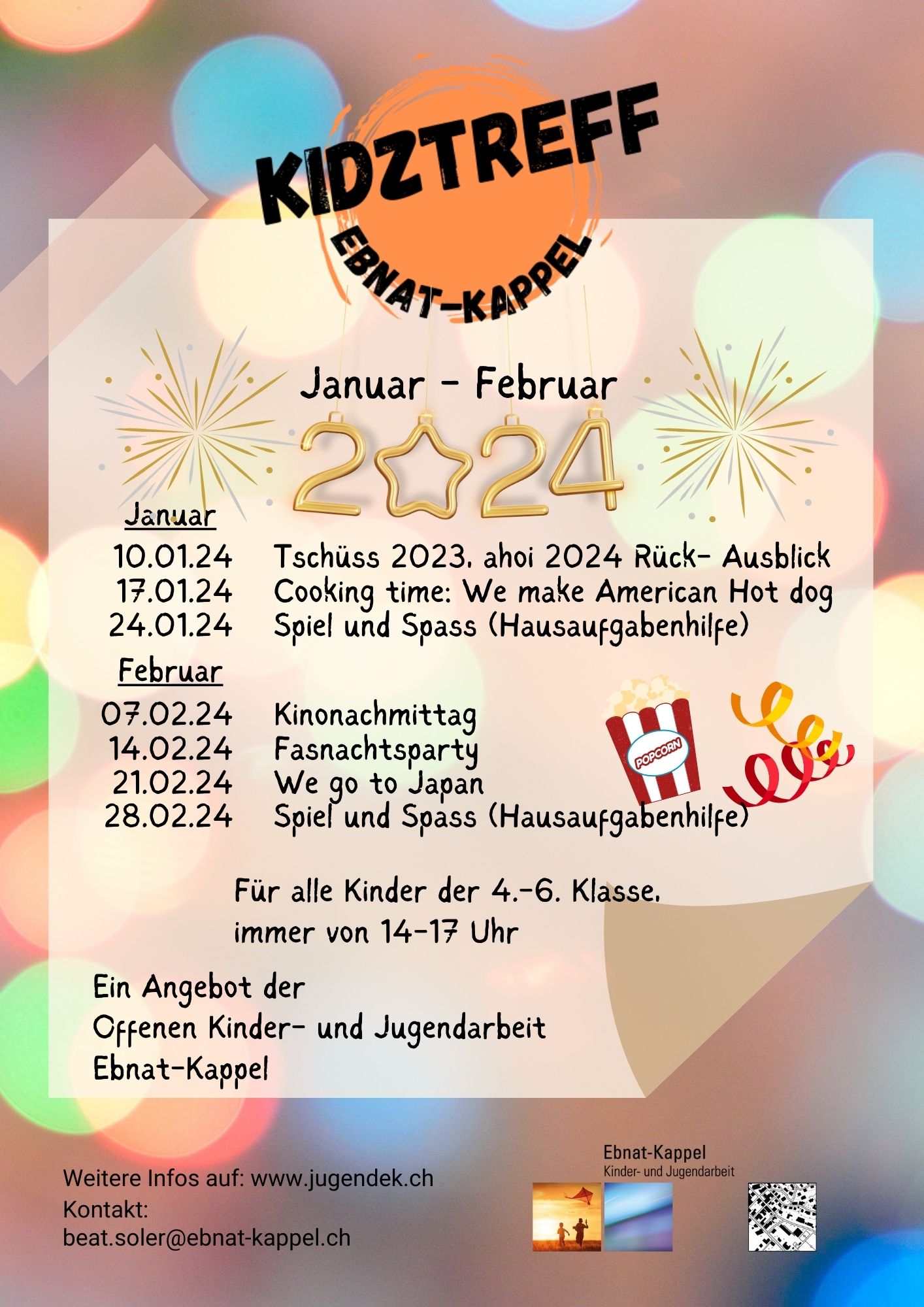 Mehr über den Artikel erfahren Programm Kidztreff Jan.-Feb. 2024