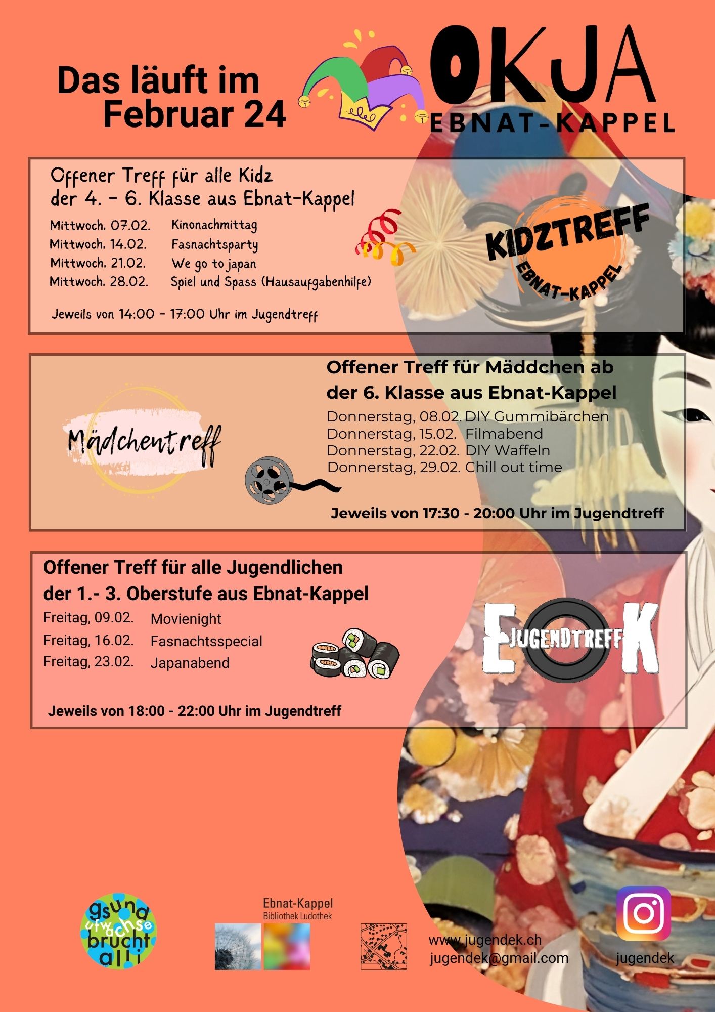 Mehr über den Artikel erfahren Monatsprogramm Februar 2024