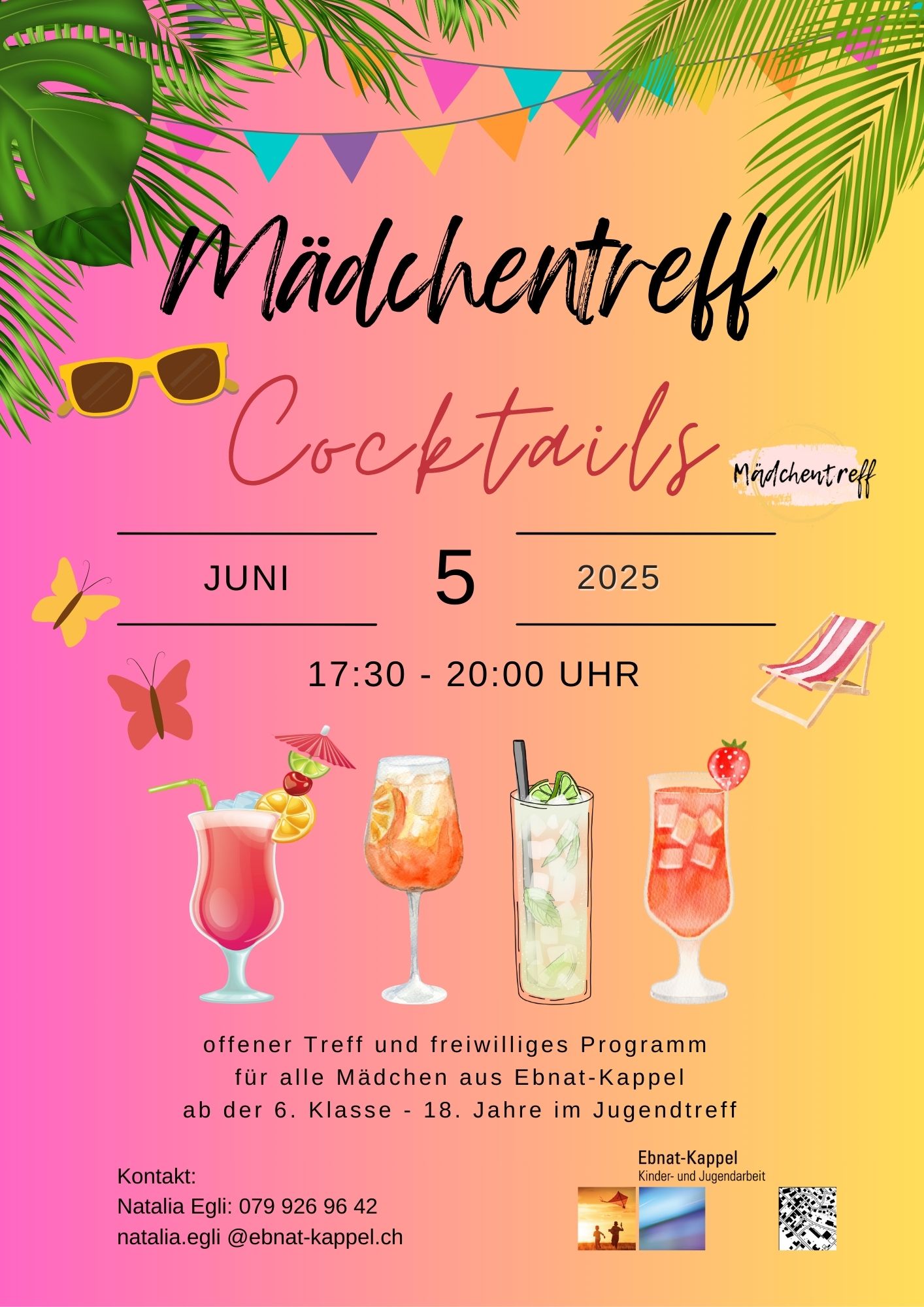 Mehr über den Artikel erfahren Mädchentreff vom 05. Juni