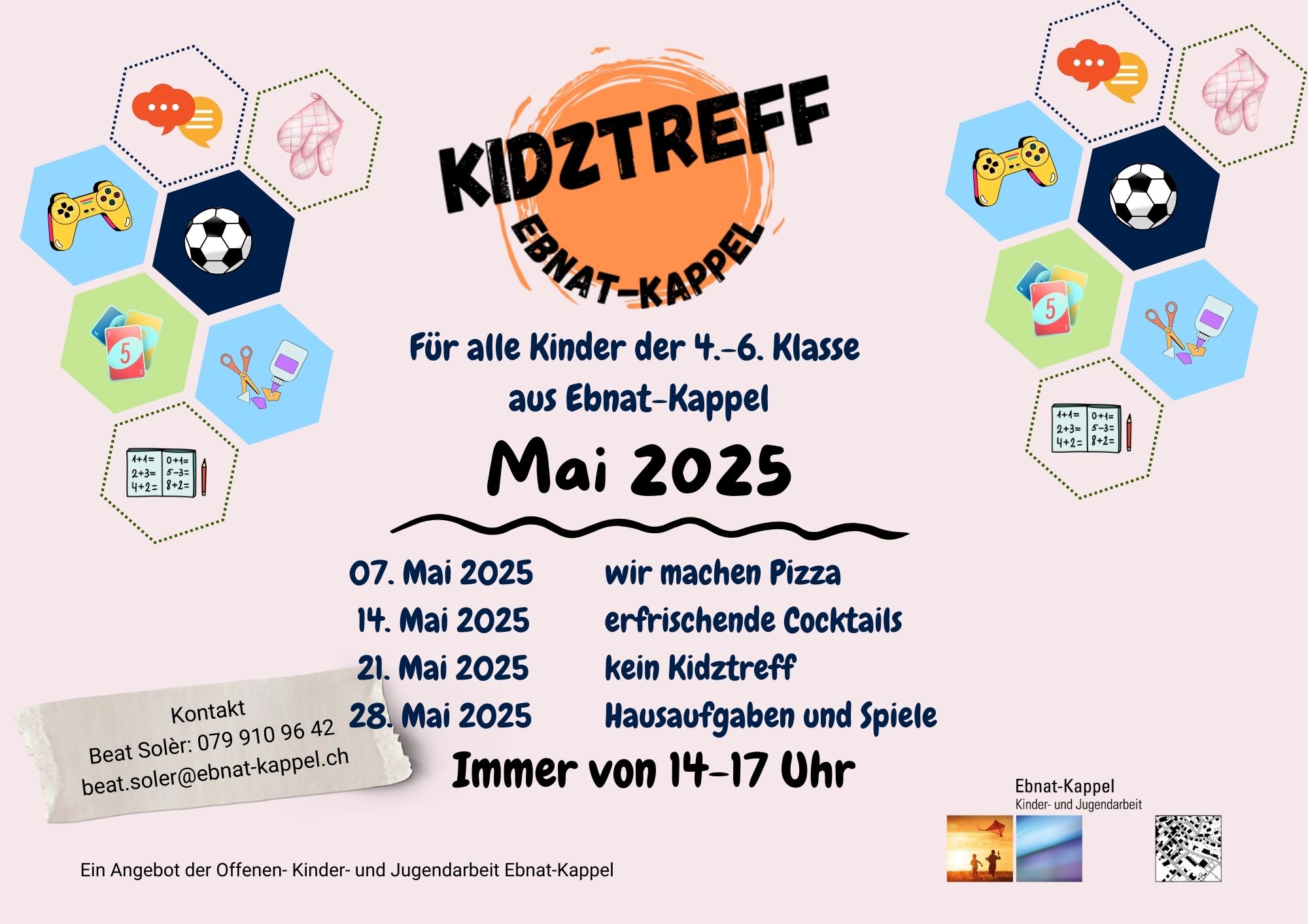 Mehr über den Artikel erfahren Programm Kidztreff Mai 2025