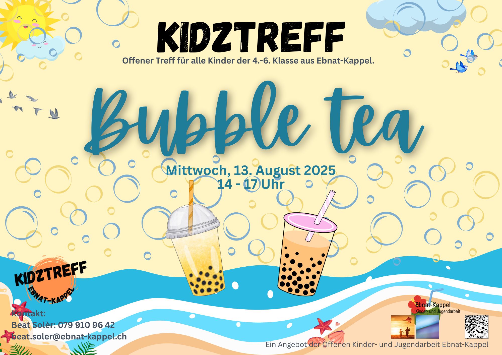 Mehr über den Artikel erfahren Kidztreff vom 13. August 2025